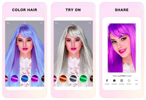 Stay on top of hair trends with the magic mirror app